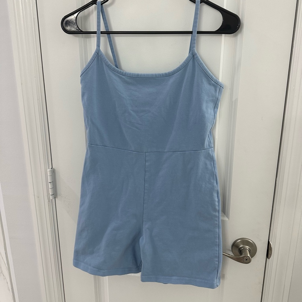 Madewell Blue Romper